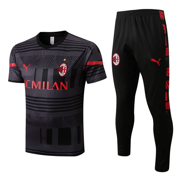 Camiseta AC Milan Conjunto Completo 2022 2023 Gris